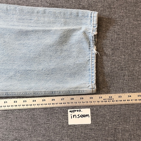 Agolde Criss Cross Relaxed Fit Jeans - Women's Size 31 - Blue - Picture 10 of 12